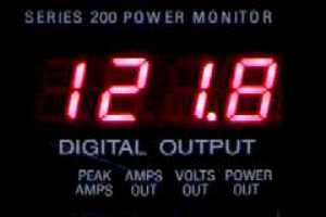 Inverter output voltage under load