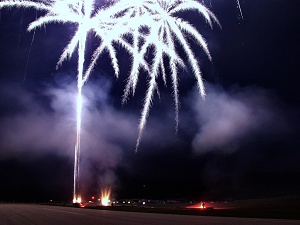 Pyrotechnic Palm Trees, Springfield, VT - July, 2005