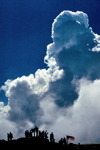 Summit of Mt. Washington, NH - June, 1992.