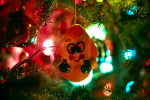 Hand-made Christmas ornament, December, 1981