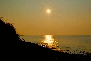 Ocean Sunrise, Old Saybrook, CT - July, 1977.
