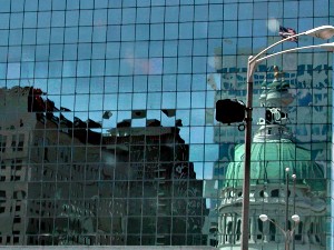Reflections in traffic
