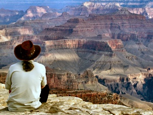 Me checking out the view