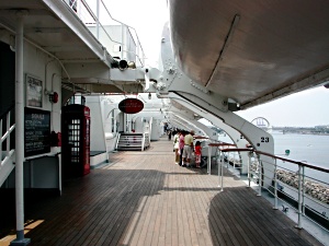 Starboard side Boat Deck