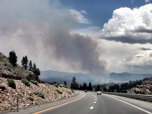 Wildfires, I-80, Nevada
