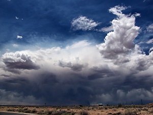 Thunderstorm in New Mexico, I-25