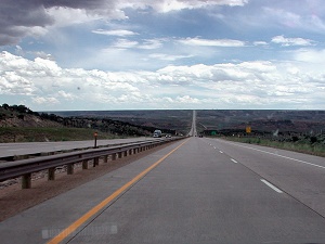 I-80 in central Wyoming, heading toward Cheyenne